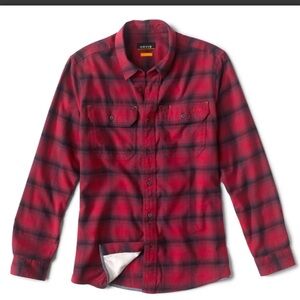 ORVIS MENS FLAT CREEK TECH FLANNEL SHIRT NWT